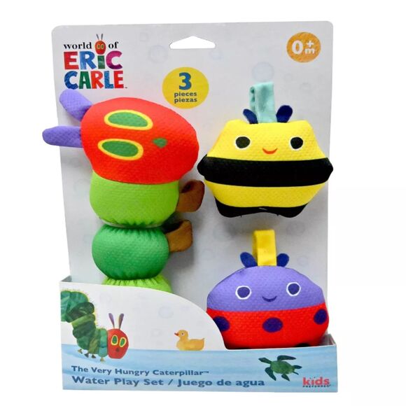 Eric Carle Toddler Toys the Very Hungry Caterpillar Toy Water Play Set for Bath, - Picture 1 of 2